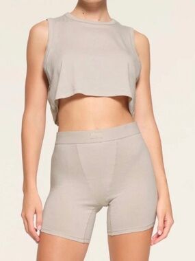 SKIMS heather oatmeal SET